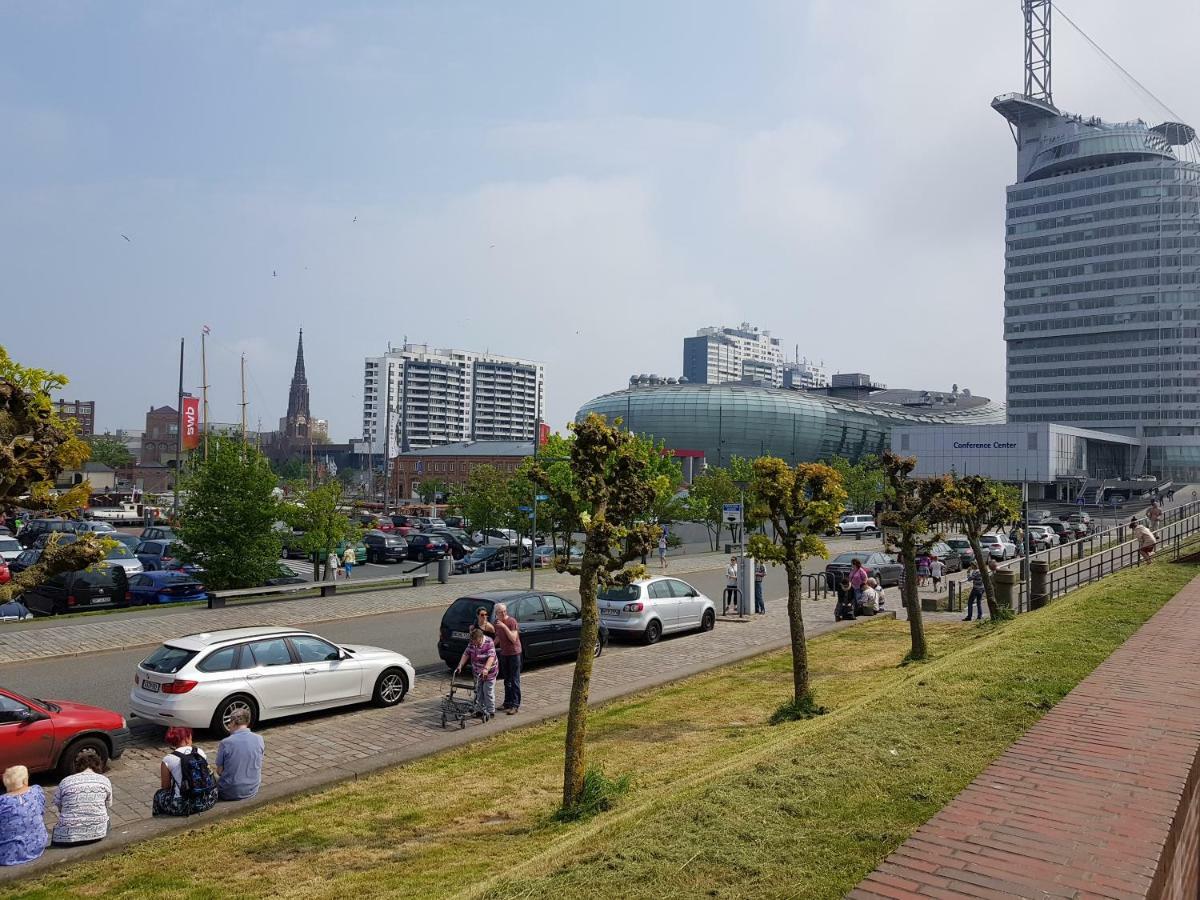 Ferienwohnung Koralle - Am Wasser Bremerhaven Exterior foto